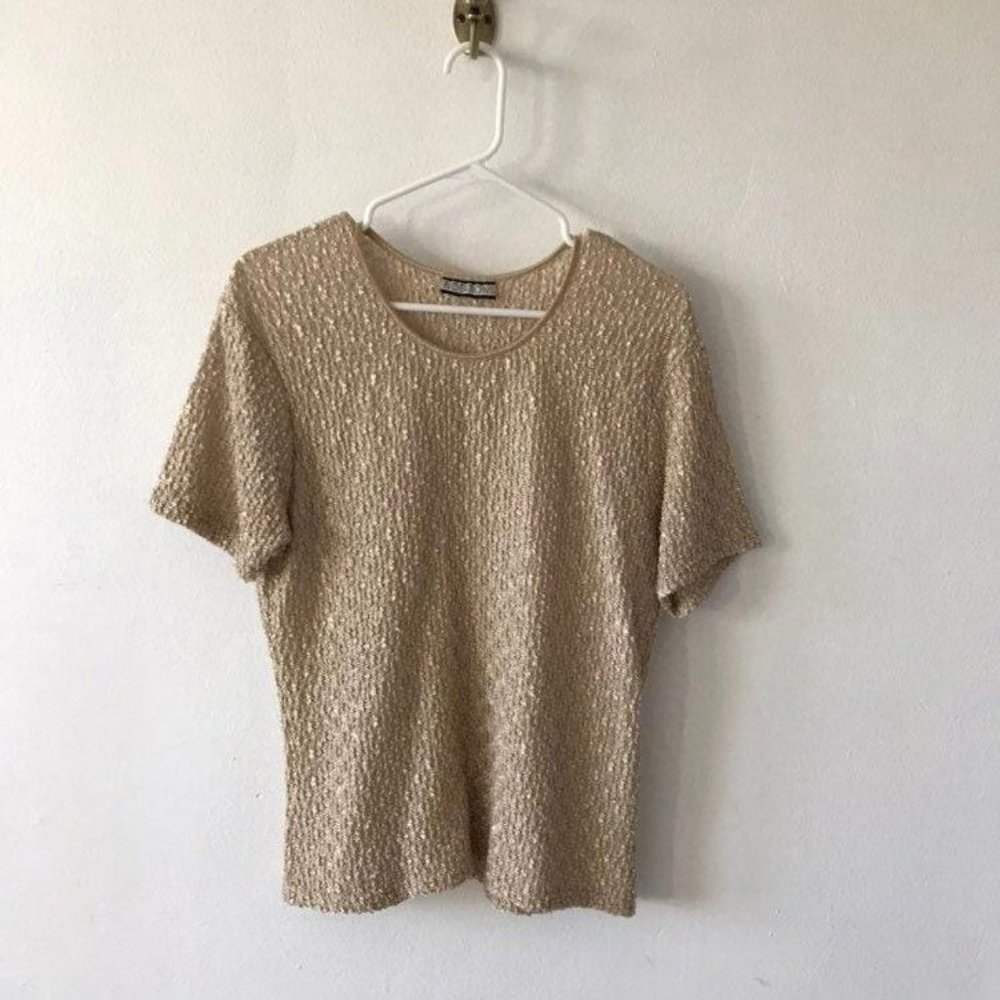 Vintage White Blouse, Minimalist Notations Vintage Cream Top, 1980s Fashion